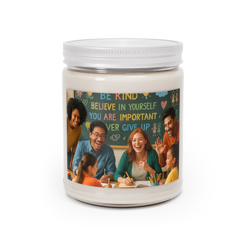 Inspire Every Day - Scented Soy Candles with White Lid, 9oz