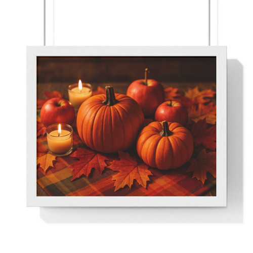 Harvest Table Delight - Horizontal Framed Poster