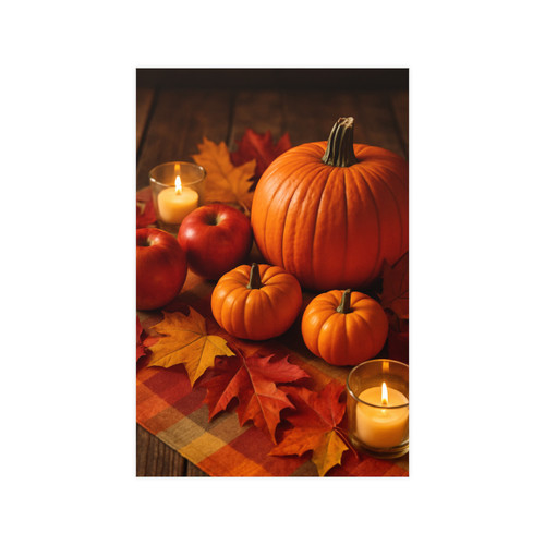 Harvest Table Delight - Vertical and Horizontal Matte Posters