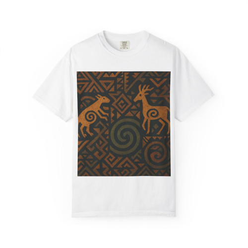 Echoes of Ancestors - Unisex Garment-Dyed T-shirt