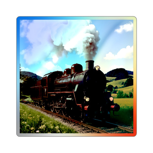 Steam Era Adventure - Holographic Die-cut Stickers