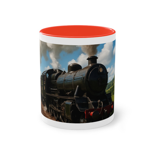 Steam Era Adventure - Two-Tone Coffee Mug, 11oz