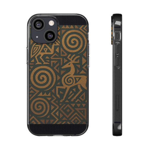 Echoes of Ancestors - Clear Silicone Phone Cases