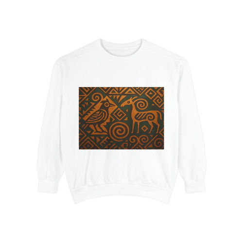 Echoes of Ancestors - Unisex Garment-Dyed Sweatshirt