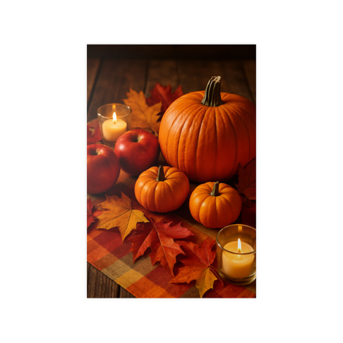 Harvest Table Delight - Photopaper Posters