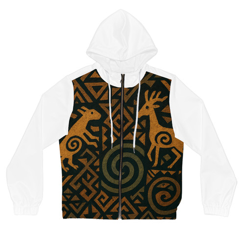 Echoes of Ancestors - Women’s Full-Zip Hoodie (AOP)