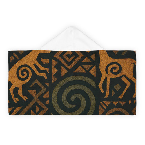 Echoes of Ancestors - Youth Hooded Towel