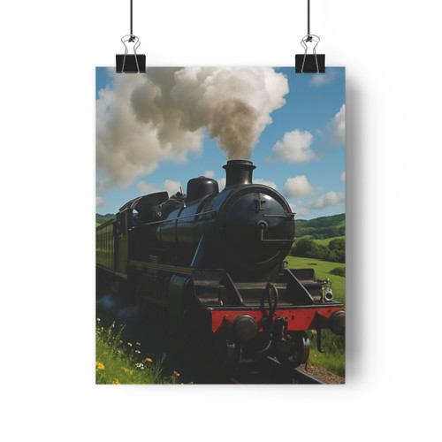 Steam Era Adventure - Paper Poster