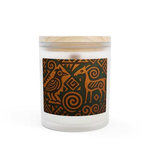 Echoes of Ancestors - Frosted Glass Candle, 11oz