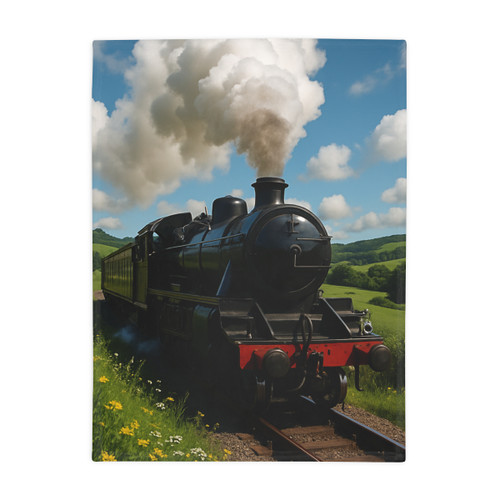 Steam Era Adventure - Plush Fleece Blanket