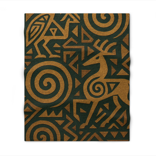 Echoes of Ancestors - Throw Blanket