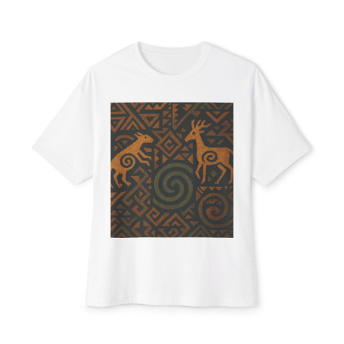 Echoes of Ancestors - Unisex Oversized Boxy Tee