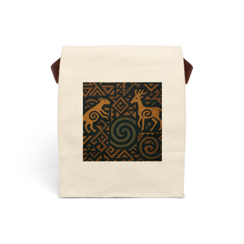 Echoes of Ancestors - Canvas Lunch Bag With Strap