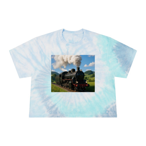 Steam Era Adventure - Women's Tie-Dye Crop Tee