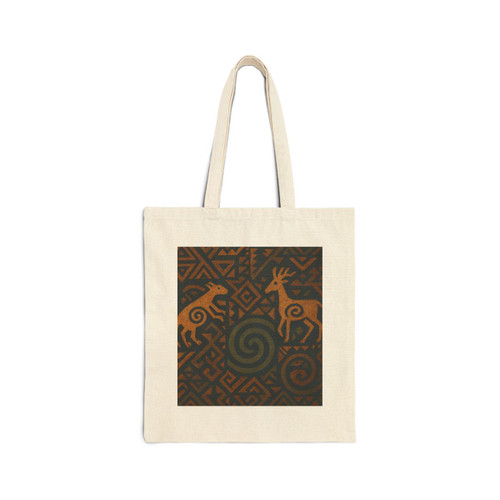 Echoes of Ancestors - Cotton Canvas Tote Bag
