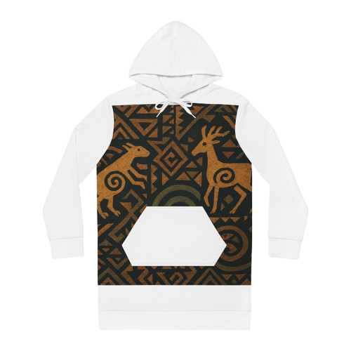 Echoes of Ancestors - Women's Hoodie Dress (AOP)