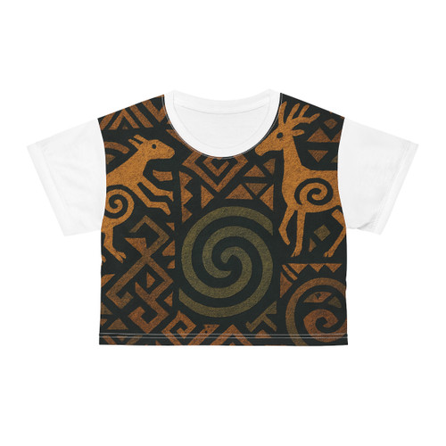 Echoes of Ancestors - Crop Tee (AOP)