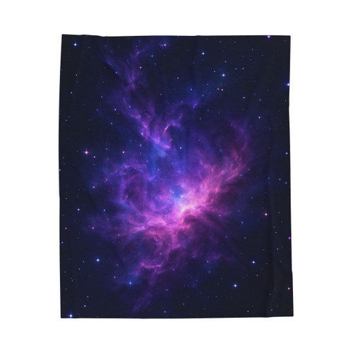 Cosmic Frontier - Velveteen Plush Blanket
