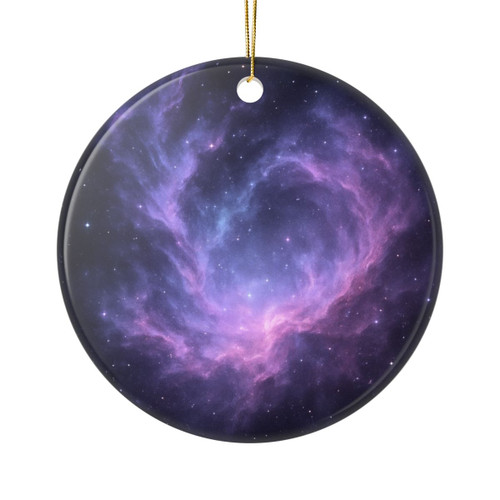 Cosmic Frontier - Ceramic Ornaments, 2-Side Print