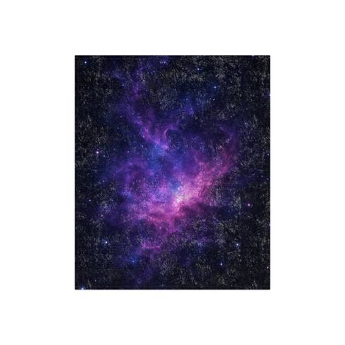 Cosmic Frontier - Crushed Velvet Blanket