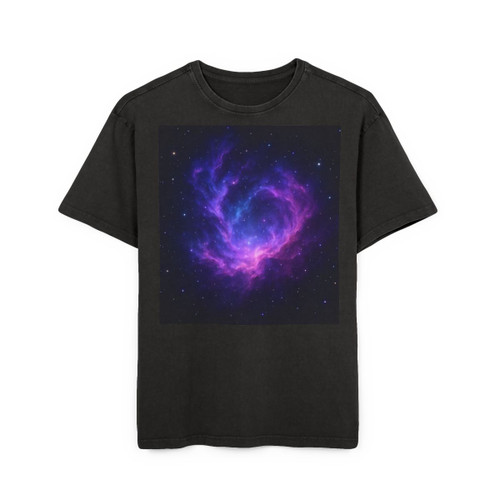 Cosmic Frontier - Men's Acid Washed Heavy Oversize Tee
