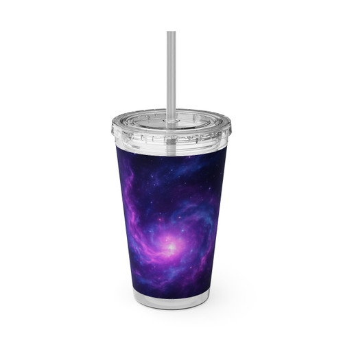Cosmic Frontier - Sunsplash Tumbler with Straw, 16oz