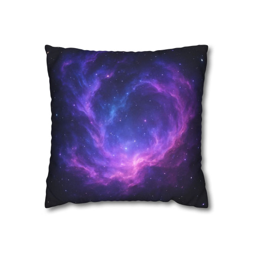 Cosmic Frontier - Square Poly Canvas Pillowcase