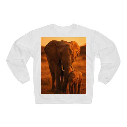 Majestic Elephant Guardian - Unisex Crew Neck Sweatshirt (EU)