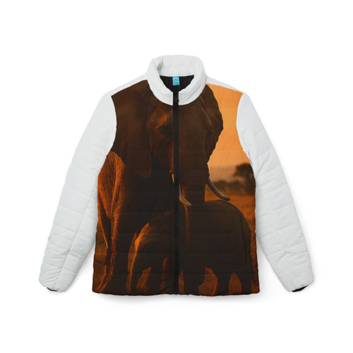 Majestic Elephant Guardian - Women’s Puffer Jacket (AOP) Majestic Elephant Guardian - Women’s Puffer Jacket (AOP)
