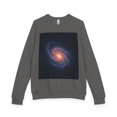 Luminous Galactic Halo - Unisex French Terry Raglan Crewneck