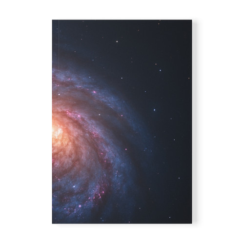 Luminous Galactic Halo - Softcover Notebook, A5 Luminous Galactic Halo - Softcover Notebook, A5