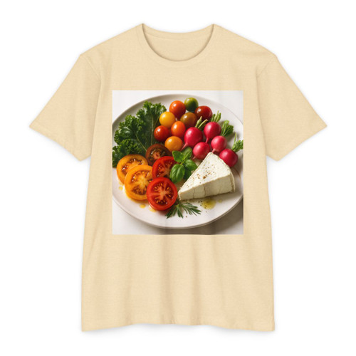 Gourmet Delight - Unisex CVC Jersey T-shirt Gourmet Delight - Unisex CVC Jersey T-shirt