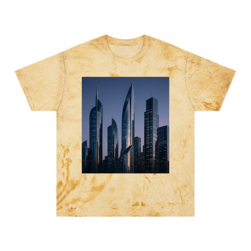 Steel and Glass Symphony - Unisex Color Blast T-Shirt