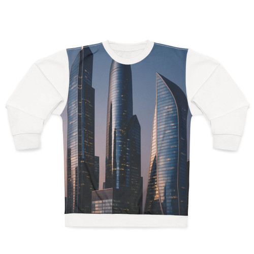 Steel and Glass Symphony - Unisex Sweatshirt (AOP)