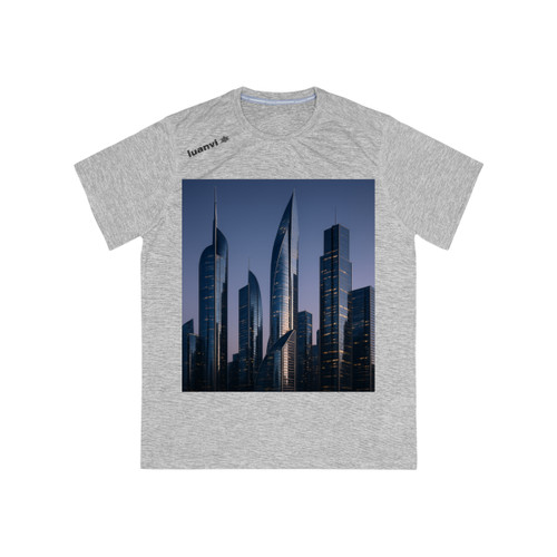 Steel and Glass Symphony - Men's Sports T-shirt