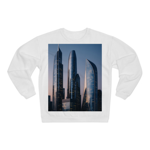 Steel and Glass Symphony - Unisex Crew Neck Sweatshirt (EU)