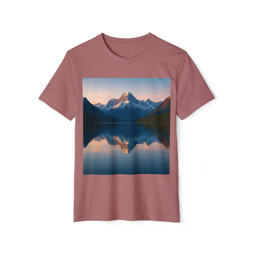 Mountain Serenity - Unisex Recycled Organic T-Shirt