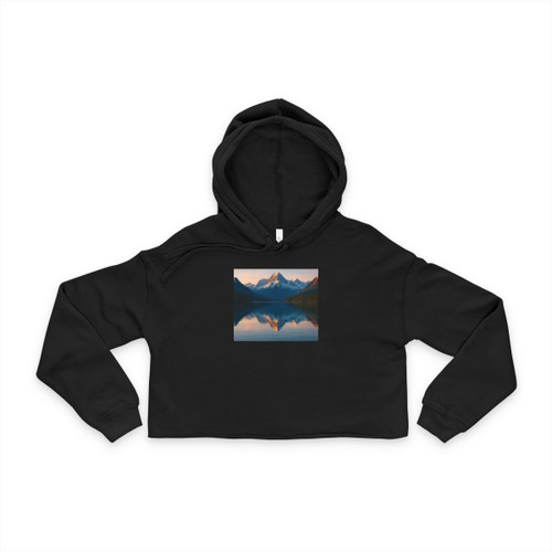 Mountain Serenity - Women's Cropped Hoodie