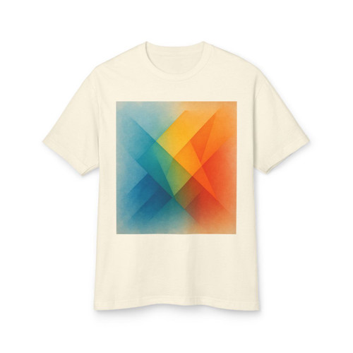 Prismatic Flux - Unisex Garment-Dyed Heavyweight Cotton Tee Prismatic Flux - Unisex Garment-Dyed Heavyweight Cotton Tee