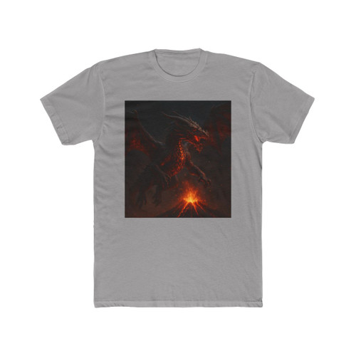Celestial Ember Sentinel - Unisex Cotton Crew Tee