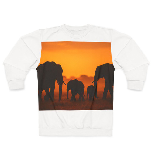 Gentle Giants in Twilight - Unisex Sweatshirt (AOP)