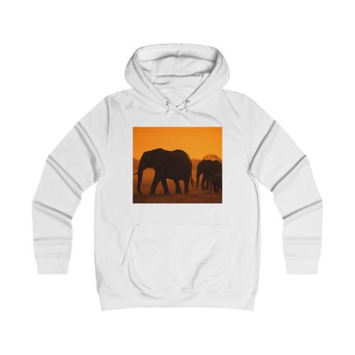 Gentle Giants in Twilight - Girlie College Hoodie