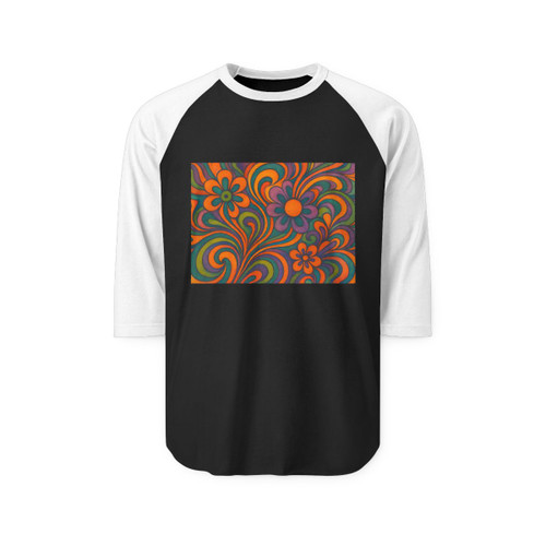 Psychedelic Dreams - Unisex Three-Quarter Sleeve Raglan Shirt