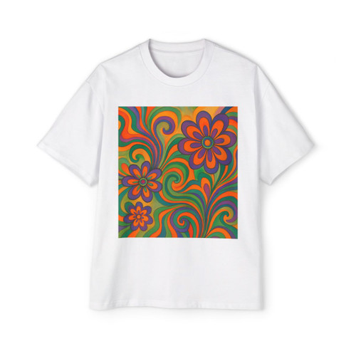 Psychedelic Dreams - Men's Heavy Oversized Tee