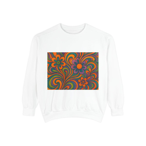 Psychedelic Dreams - Unisex Garment-Dyed Sweatshirt Psychedelic Dreams - Unisex Garment-Dyed Sweatshirt