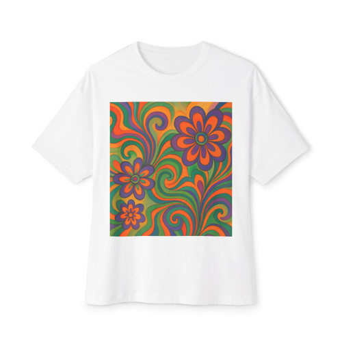 Psychedelic Dreams - Unisex Oversized Boxy Tee