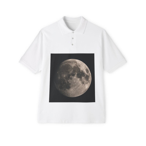 Celestial Chiaroscuro - Men's Piqué Polo