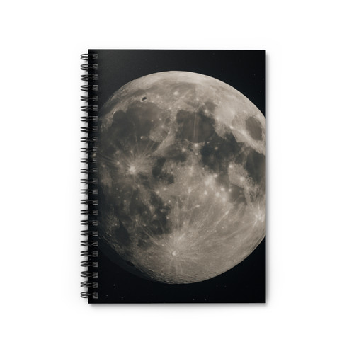 Celestial Chiaroscuro - Spiral Notebook - Ruled Line