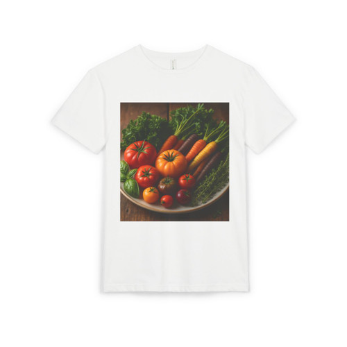 Gastronomic Garden - Unisex Sueded T-Shirt