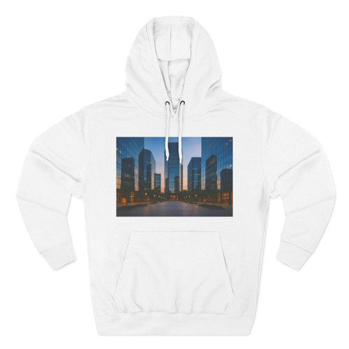 Urban Symmetry - Three-Panel Fleece Hoodie